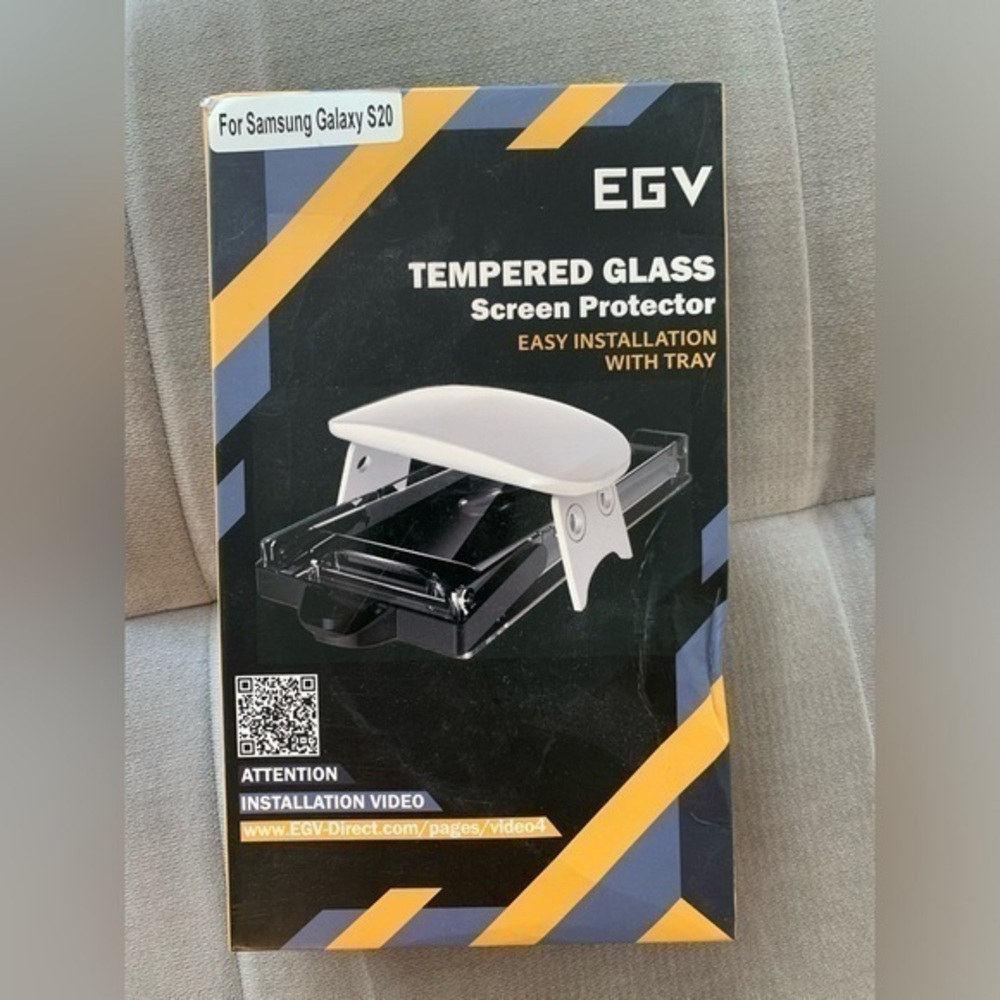 New EGV 2 Pack UV Tempered Glass Screen Protector with Tray Samsung Galaxy S20